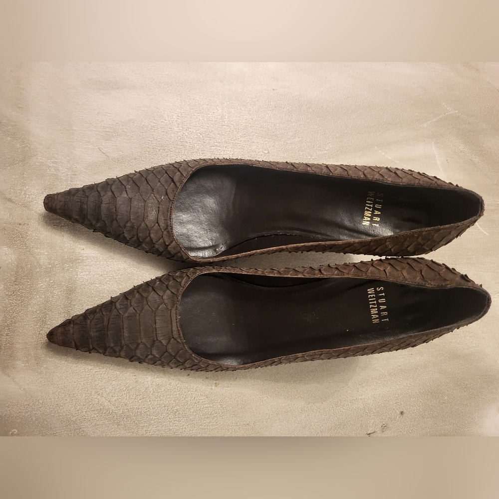Brown Stuart Weitzman Heels Size 9 - image 1